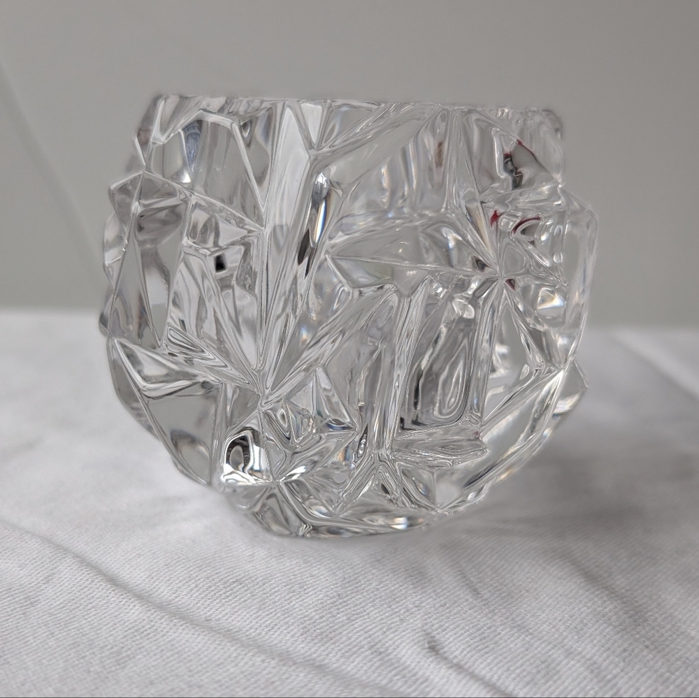 Tiffany & Co Rock Cut Round Candle Votive